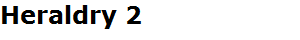 Heraldry 2